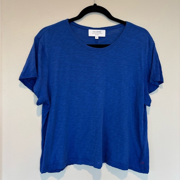 La Ligne Blue Short Sleeve Tee - Picture 1 of 6
